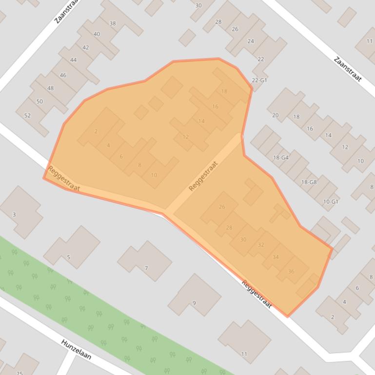 Kaart van postcodegebied 4535GH.