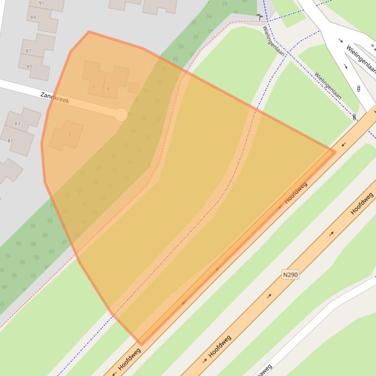 Kaart van postcodegebied 4535JM.