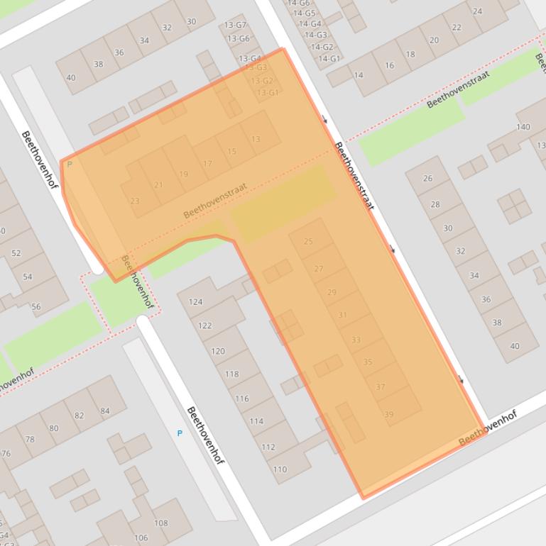 Kaart van postcodegebied 4536AG.