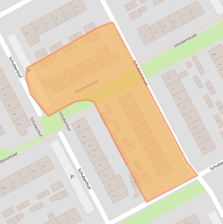 Kaart van postcodegebied 4536AR.