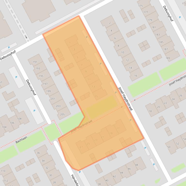 Kaart van postcodegebied 4536BT.
