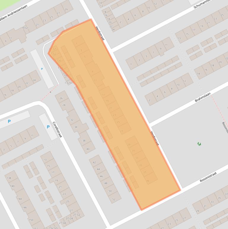 Kaart van postcodegebied 4536CV.