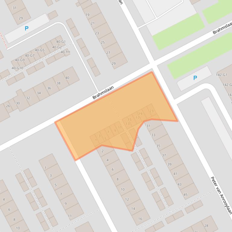 Kaart van postcodegebied 4536CX.