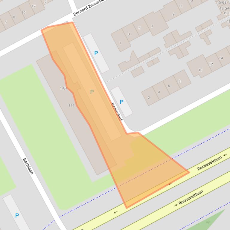 Kaart van postcodegebied 4536EV.