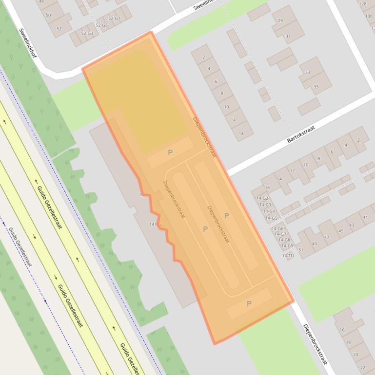 Kaart van postcodegebied 4536GH.