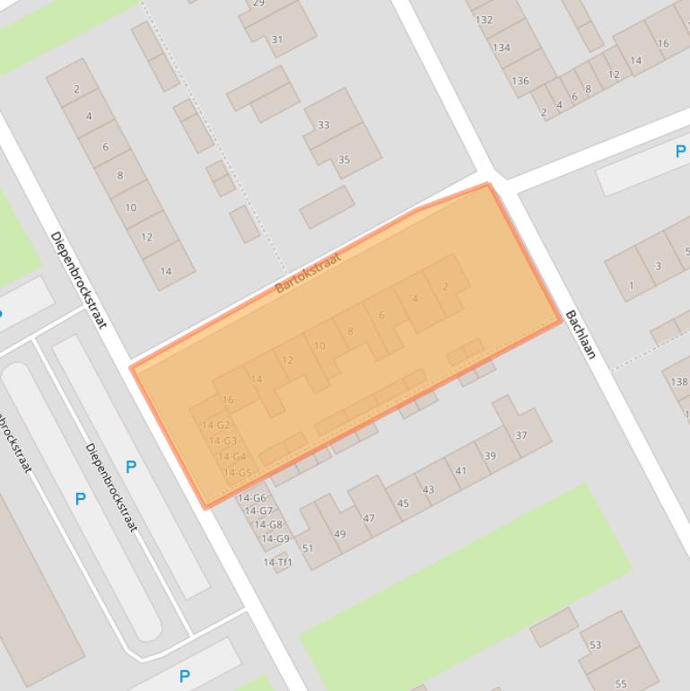 Kaart van postcodegebied 4536HD.