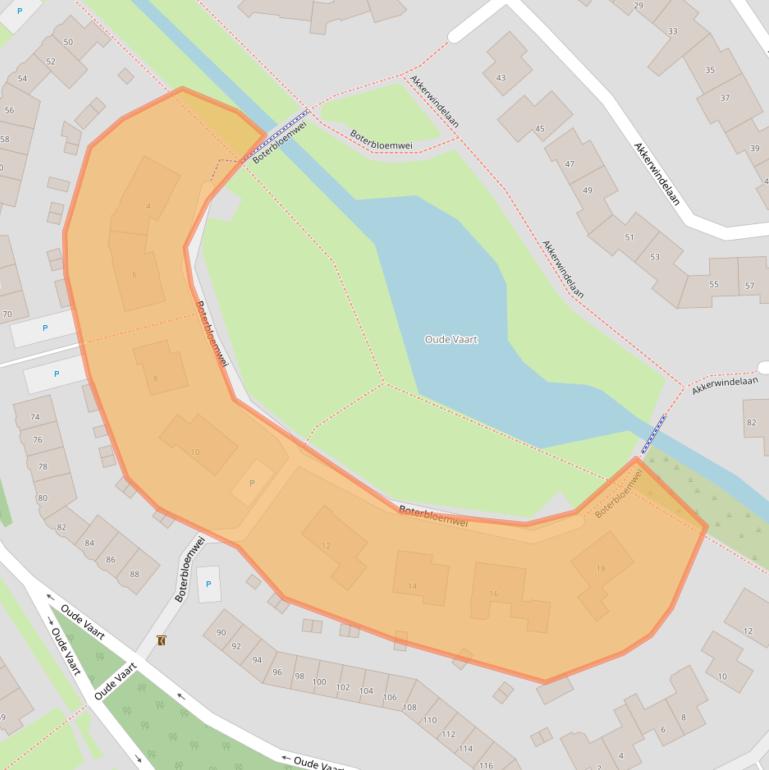 Kaart van postcodegebied 4537CJ.