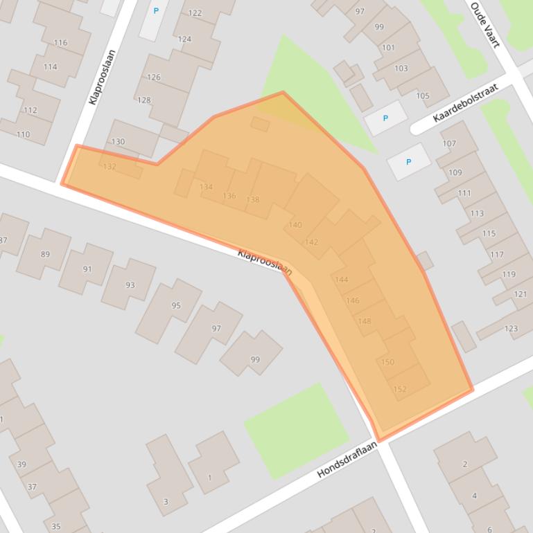 Kaart van postcodegebied 4537CV.