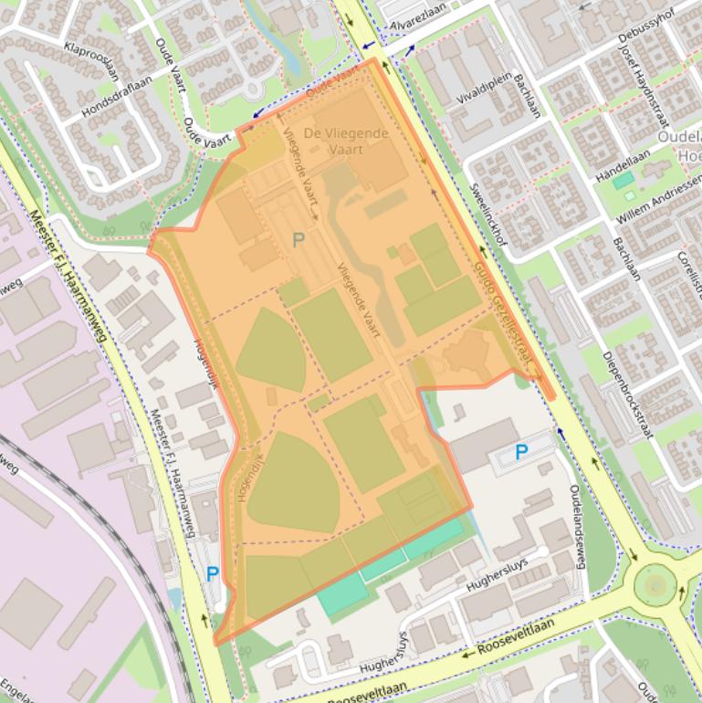 Kaart van postcodegebied 4537DH.