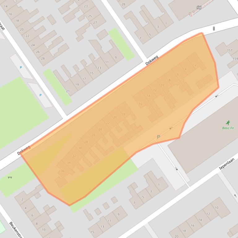 Kaart van postcodegebied 4537RS.