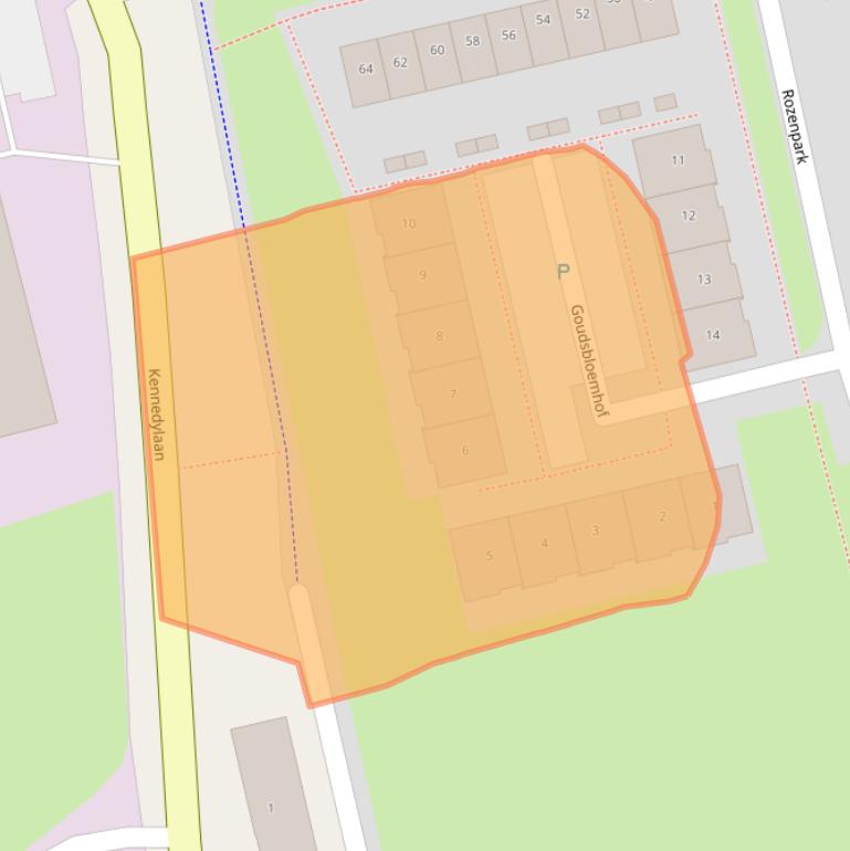 Kaart van postcodegebied 4537SL.