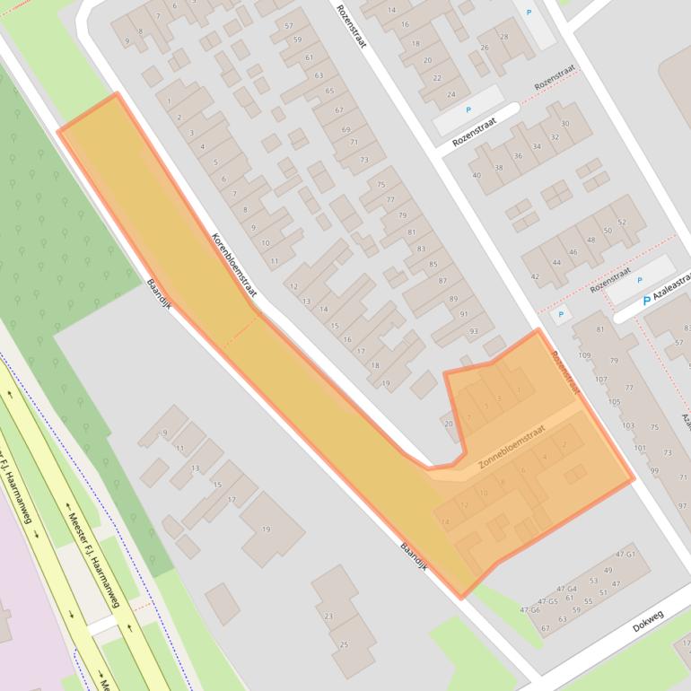 Kaart van postcodegebied 4537SV.