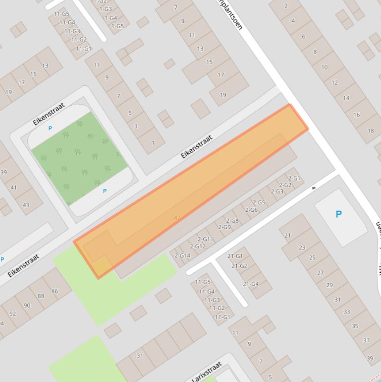 Kaart van postcodegebied 4537VE.