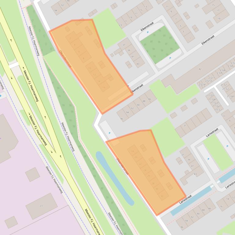 Kaart van postcodegebied 4537XD.