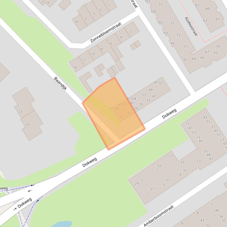 Kaart van postcodegebied 4538AK.