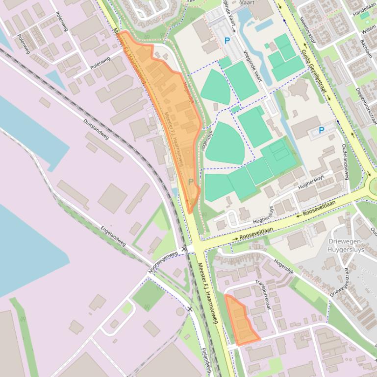 Kaart van postcodegebied 4538AR.