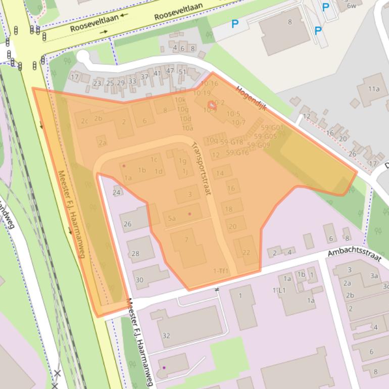 Kaart van postcodegebied 4538AT.