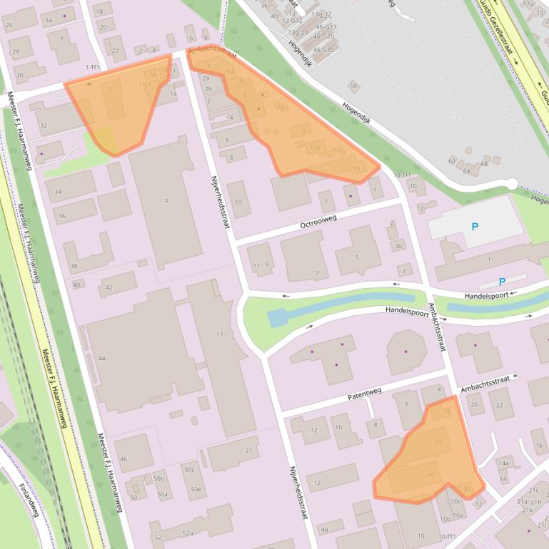 Kaart van postcodegebied 4538AV.