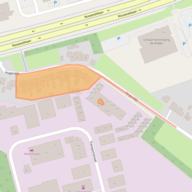 Kaart van postcodegebied 4538BB.