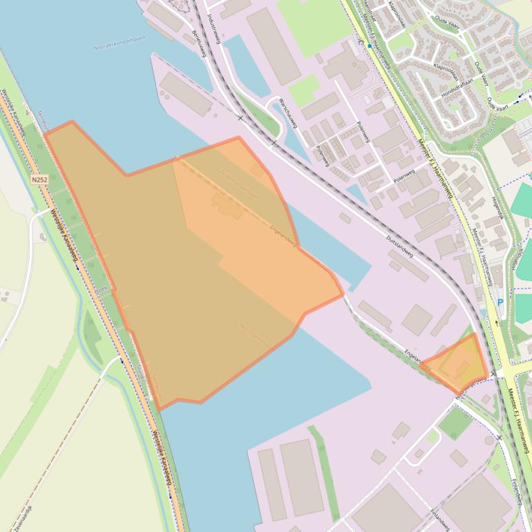 Kaart van postcodegebied 4538BE.