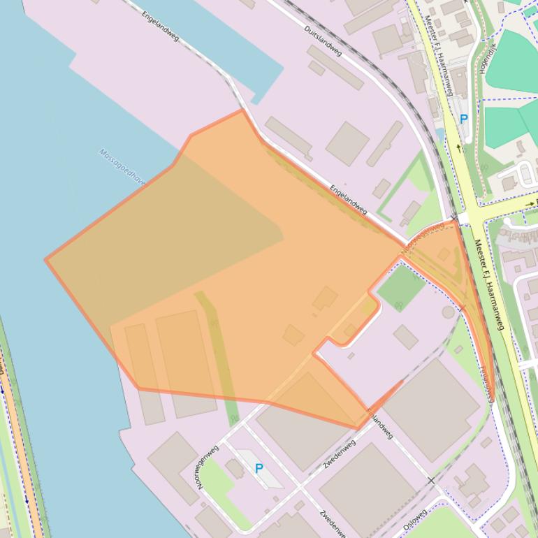 Kaart van postcodegebied 4538BG.