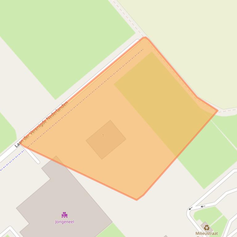 Kaart van postcodegebied 4538PL.