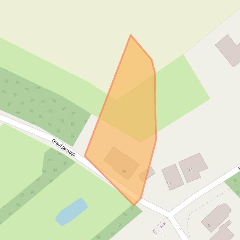 Kaart van postcodegebied 4539PH.