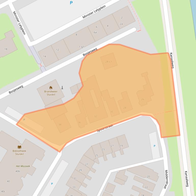 Kaart van postcodegebied 4541AK.