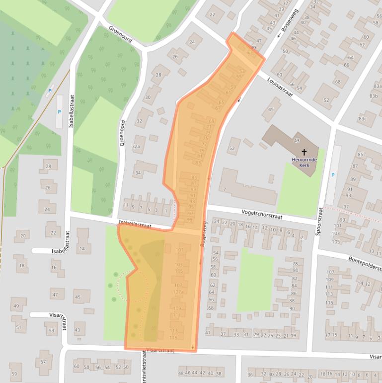 Kaart van postcodegebied 4541AN.