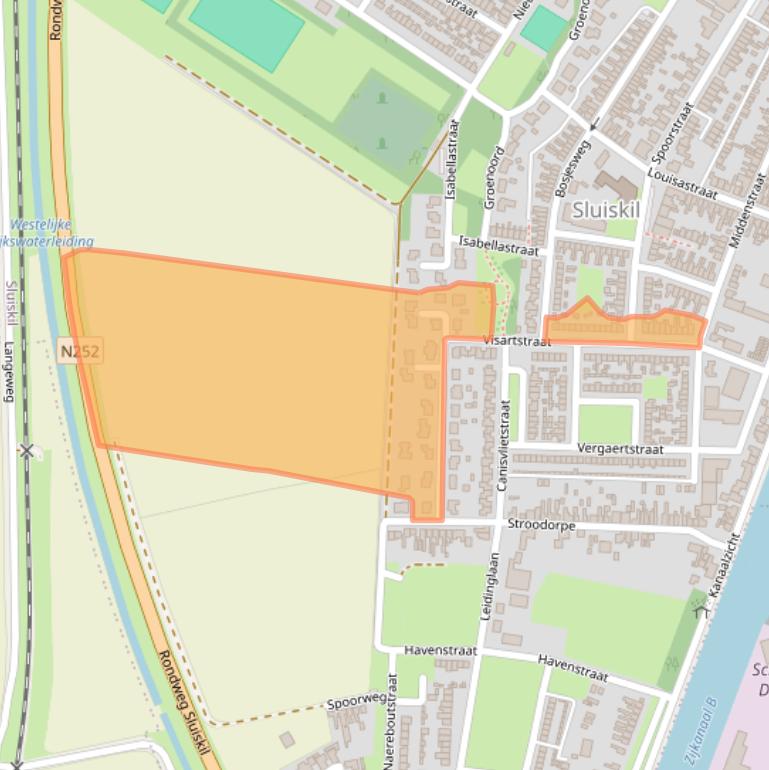 Kaart van postcodegebied 4541BA.