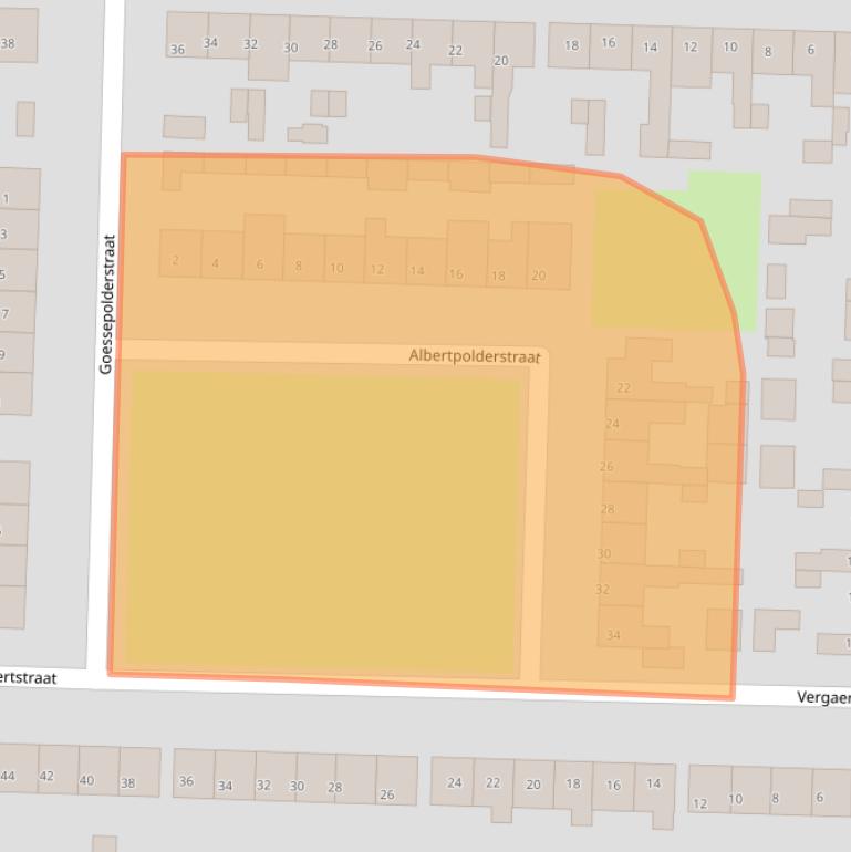 Kaart van postcodegebied 4541BH.
