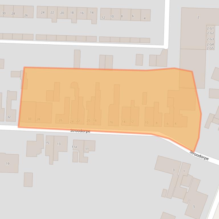 Kaart van postcodegebied 4541CD.