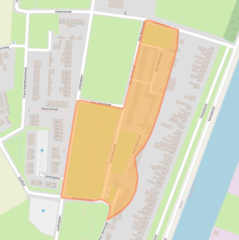 Kaart van postcodegebied 4541CP.