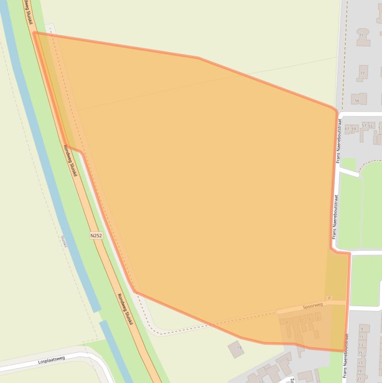 Kaart van postcodegebied 4541CX.