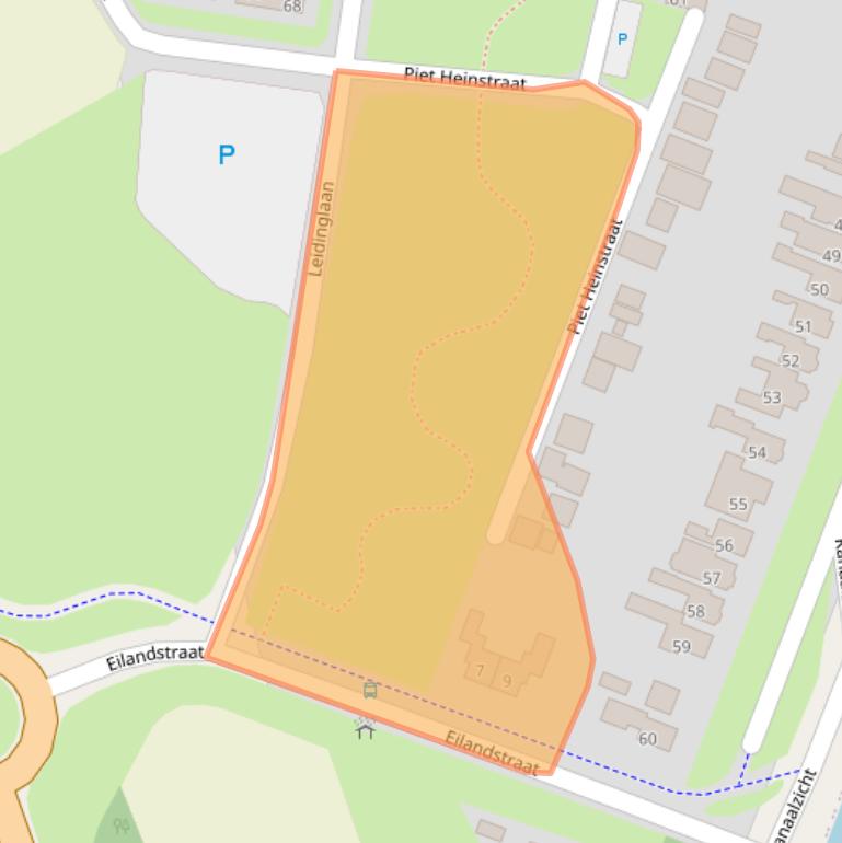 Kaart van postcodegebied 4541CZ.