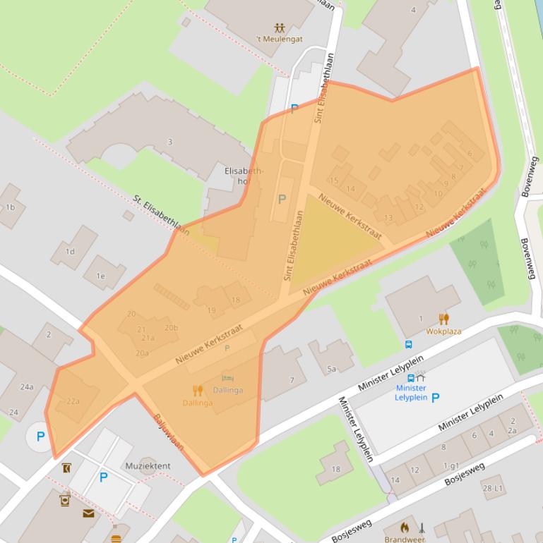 Kaart van postcodegebied 4541EB.