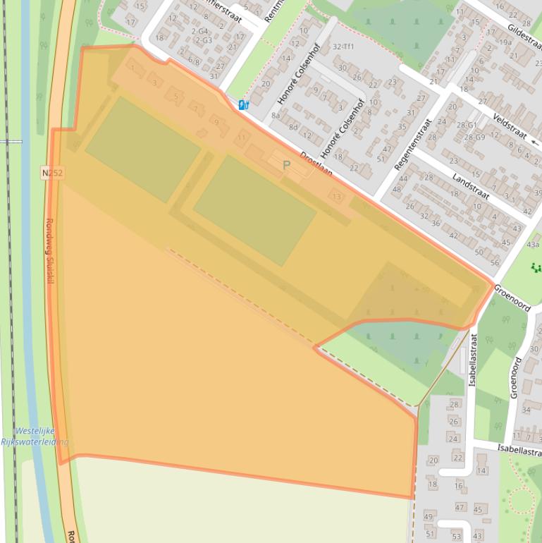 Kaart van postcodegebied 4541EP.