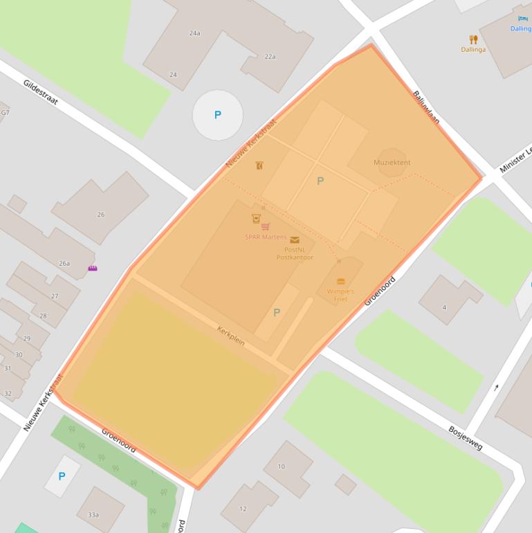 Kaart van postcodegebied 4541EV.