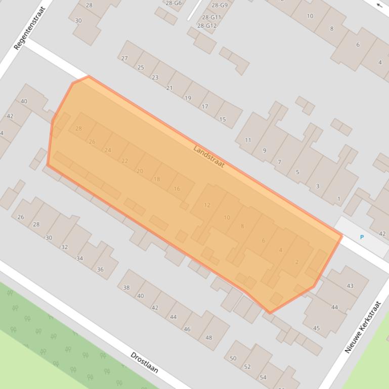 Kaart van postcodegebied 4541GC.