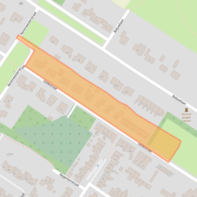 Kaart van postcodegebied 4541GH.