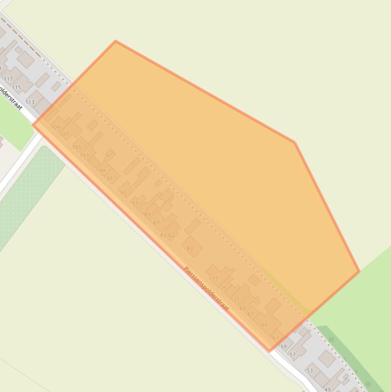 Kaart van postcodegebied 4541GK.