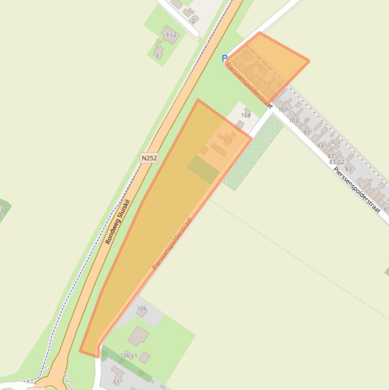 Kaart van postcodegebied 4541GL.