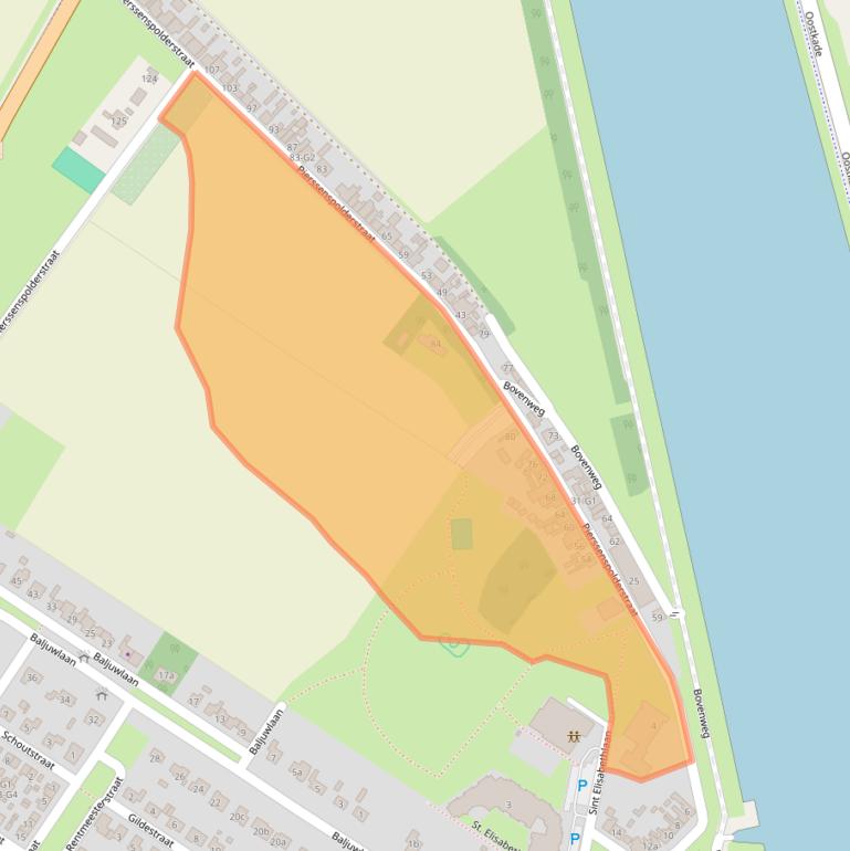 Kaart van postcodegebied 4541GN.