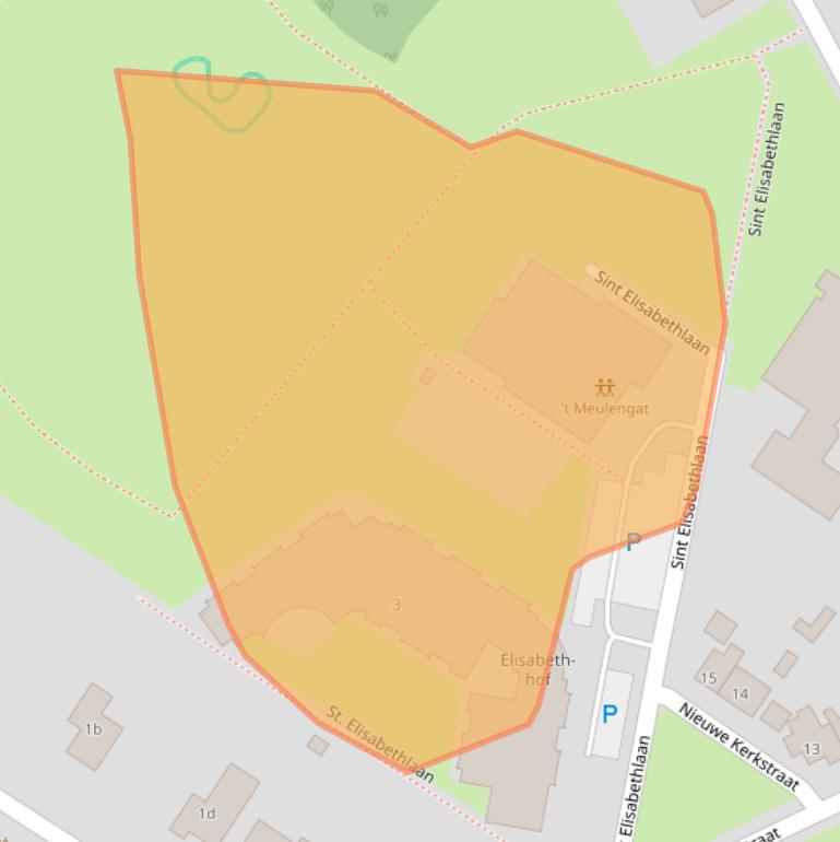 Kaart van postcodegebied 4541GS.