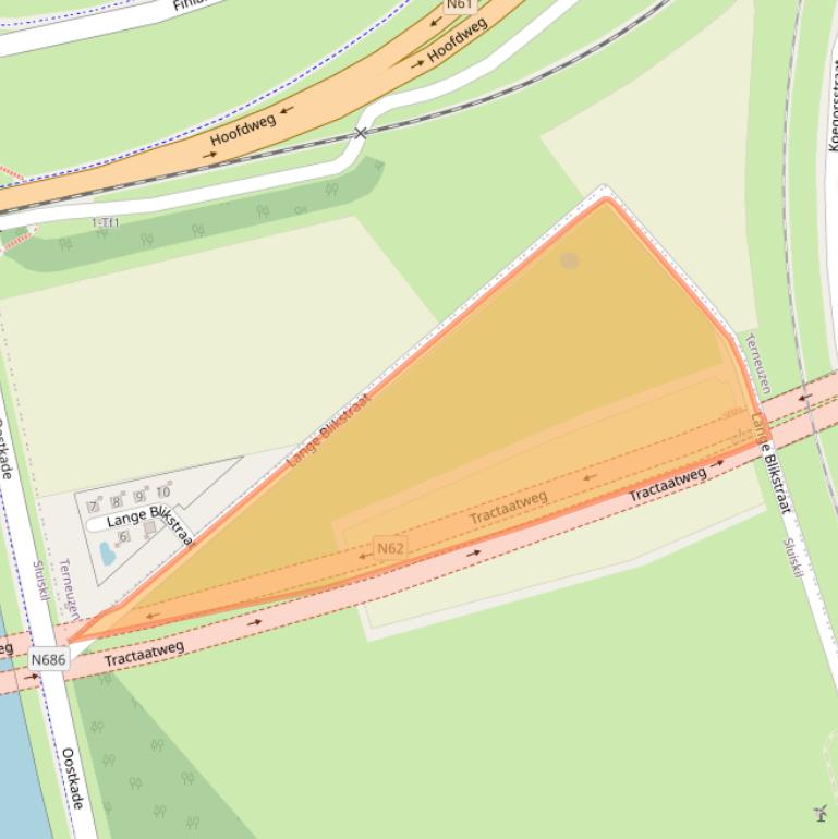 Kaart van postcodegebied 4541HX.