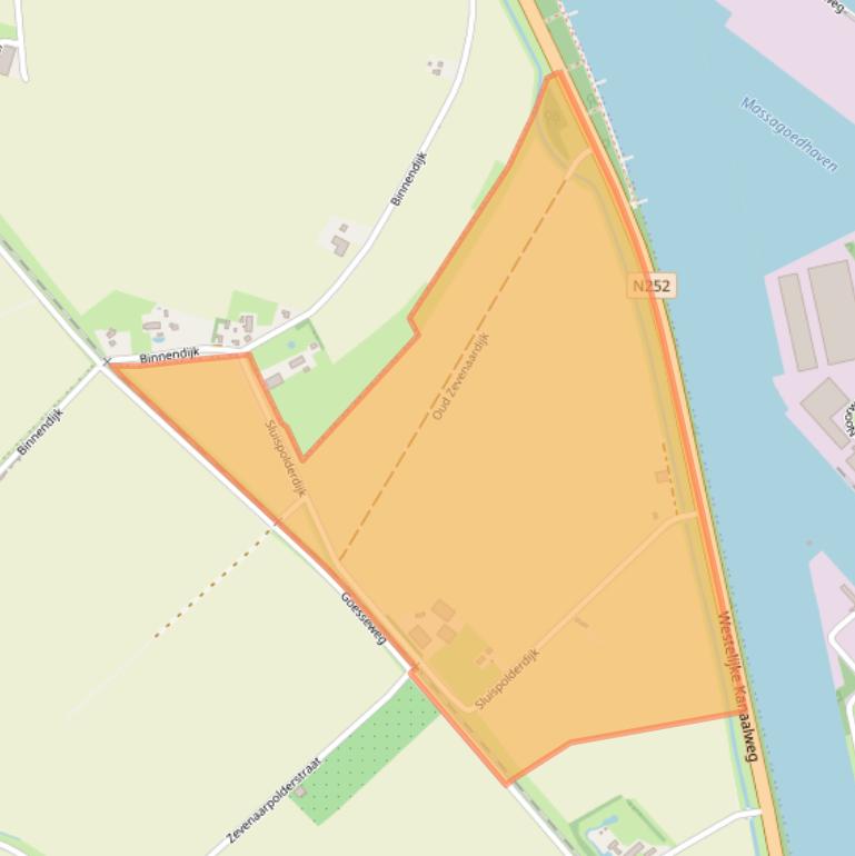 Kaart van postcodegebied 4541PA.