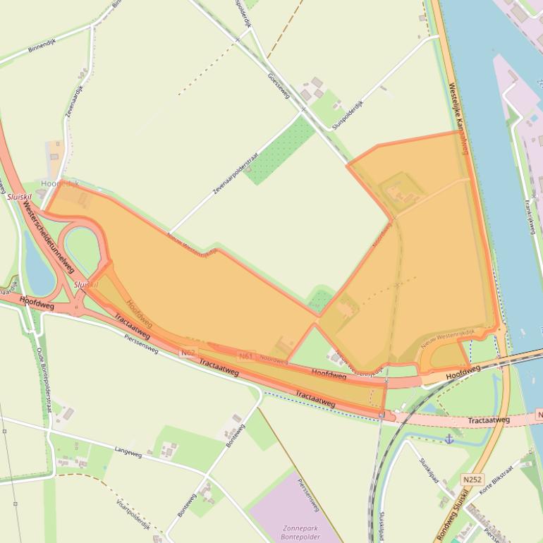 Kaart van postcodegebied 4541PG.