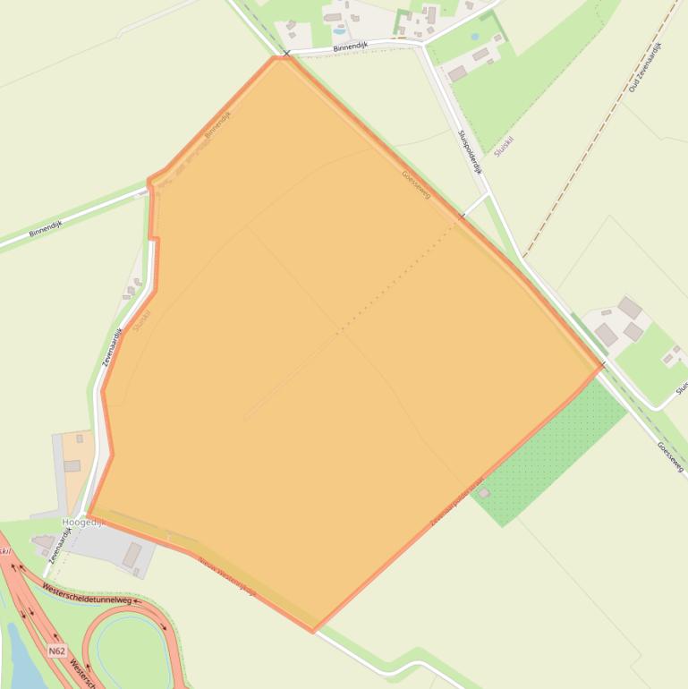 Kaart van postcodegebied 4541PH.