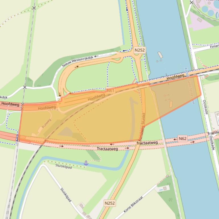 Kaart van postcodegebied 4541PK.