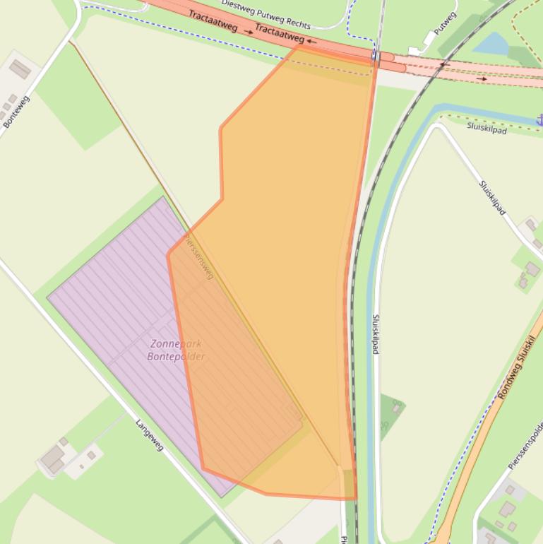 Kaart van postcodegebied 4541PL.